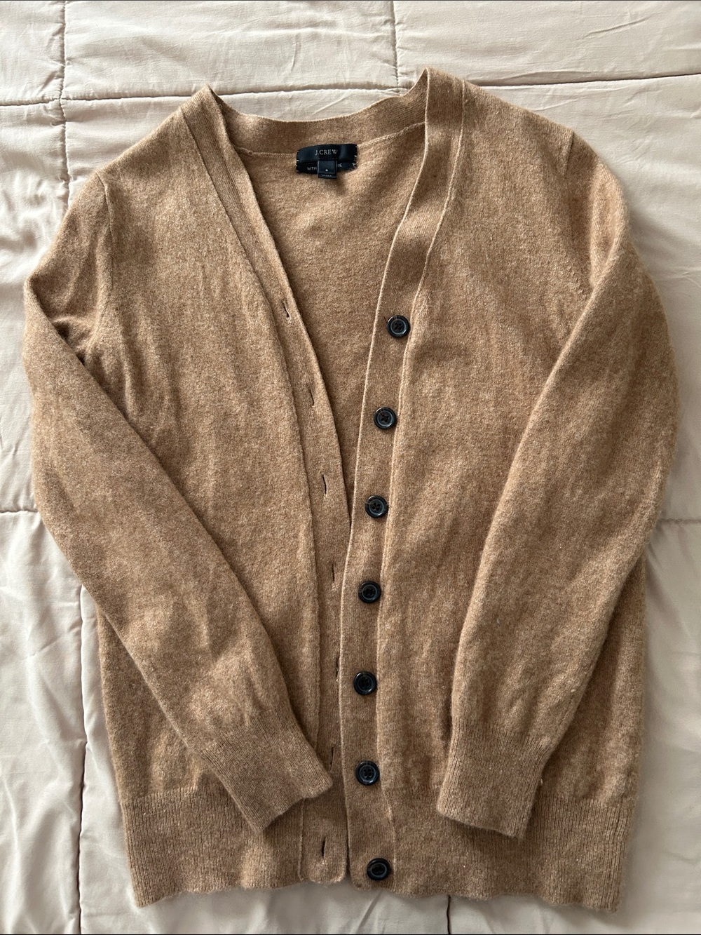 J. Crew Cashmere Wool Blend Button Cardigan S
